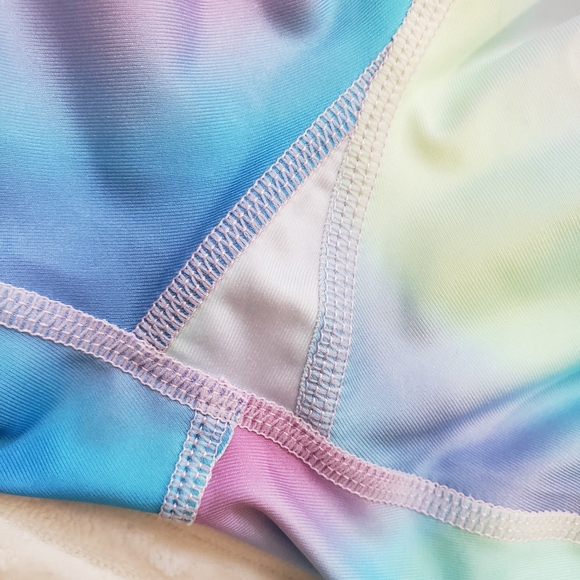 Nike Pro Unicorn Dri Fit girls XL 3" Multi-Color Pastel Training Shorts NWT - Picture 6 of 14